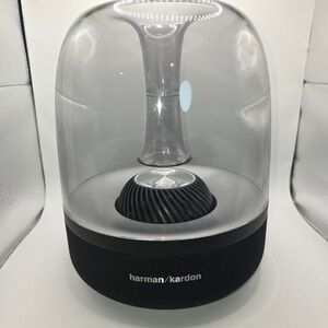 Harman Kardon Aura Studio 2 Bluetooth Speaker Black 360 Sound Ambient Light